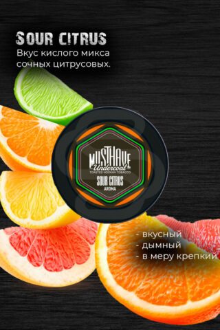 Купить табак для кальяна Must Have - Sour Citrus (Кислые цитрусы) недорого в Ростове-на-Дону
